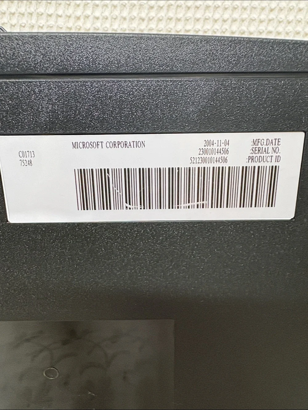 Microsoft original Xbox system